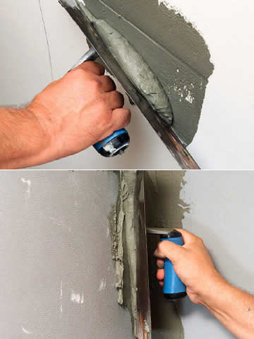 Odabir materijala za izravnavanje i pokrpavanje ovisi o tipu površine koju obrađujemo Odabir materijala za izravnavanje i pokrpavanje ovisi o tipu površine koju obrađujemo