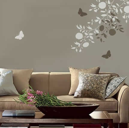 Prilikom ove vrste ukrašavanja zidova, bitno je voditi računa o odabiru boja