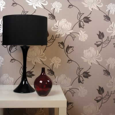 Boju uzorka i pozadine tapete odaberite vrlo pažljivo