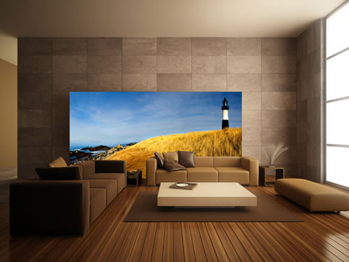 Pogled kroz prozor, i zamislite pogled na plažu, zalazak sunca ili neki drugi omiljeni krajolik iz prirode na zidu Vaše spavaće sobe ili radnog kutka